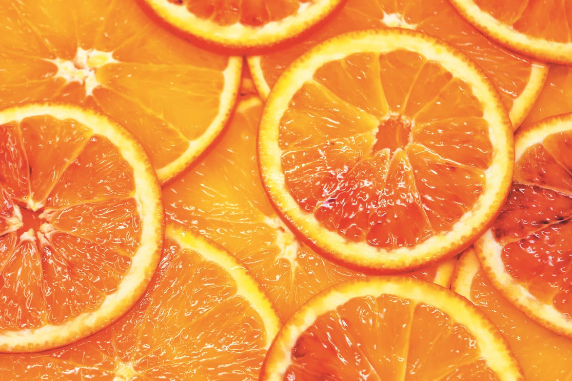 Background of Orange Slices
